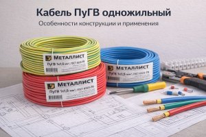 Кабель ПуГВ одножильный: особенности конструкции, сферы применения и что важно учитывать при выборе
